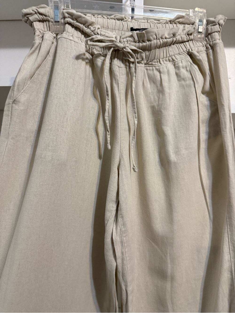 44. REWASH BEIGE PANTS L - Picture 2 of 3